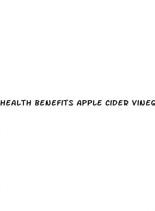 health benefits apple cider vinegar