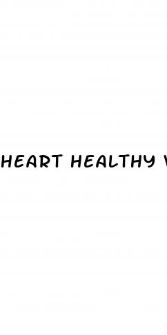 heart healthy weight loss diet
