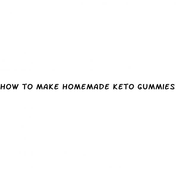 how to make homemade keto gummies