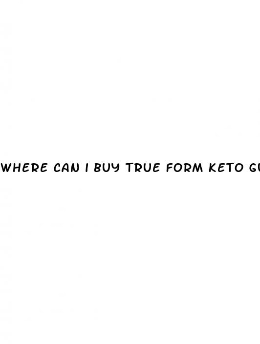 where can i buy true form keto gummies