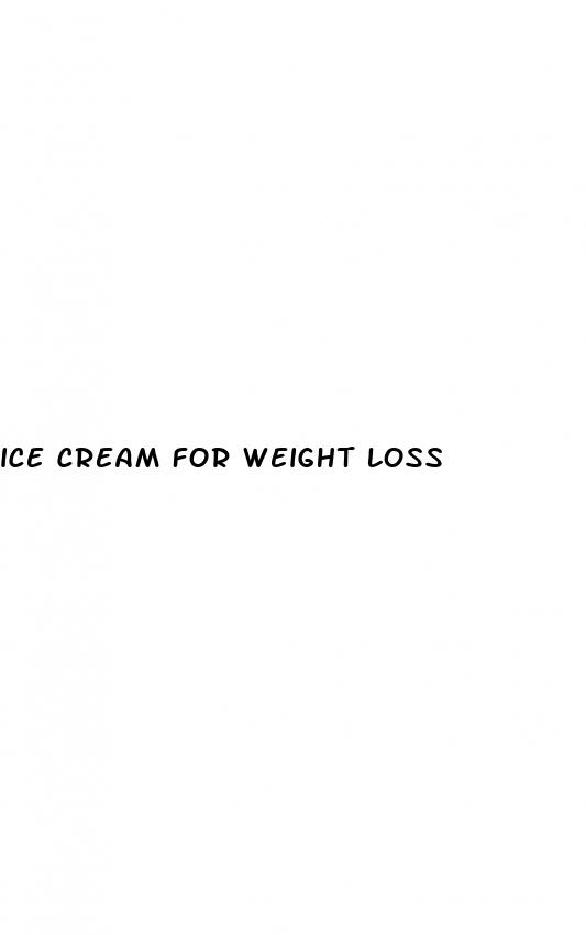 ice cream for weight loss