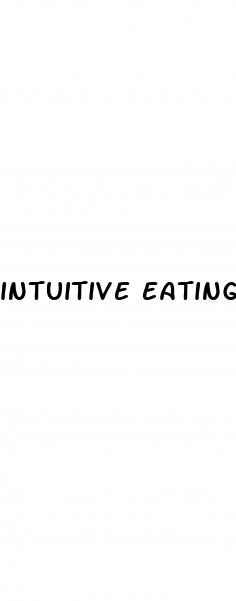 intuitive eating for weight loss