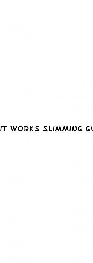 it works slimming gummies how to take
