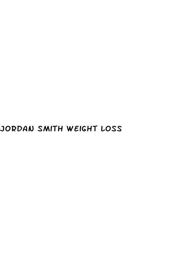 jordan smith weight loss