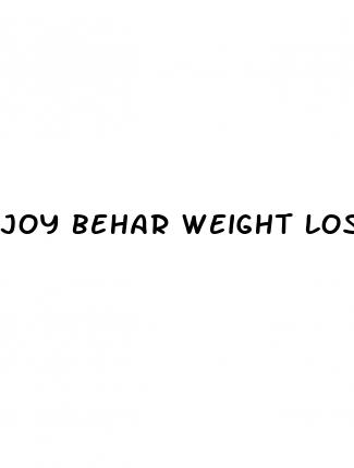 joy behar weight loss