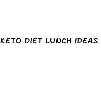 keto diet lunch ideas
