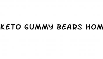 keto gummy bears homemade