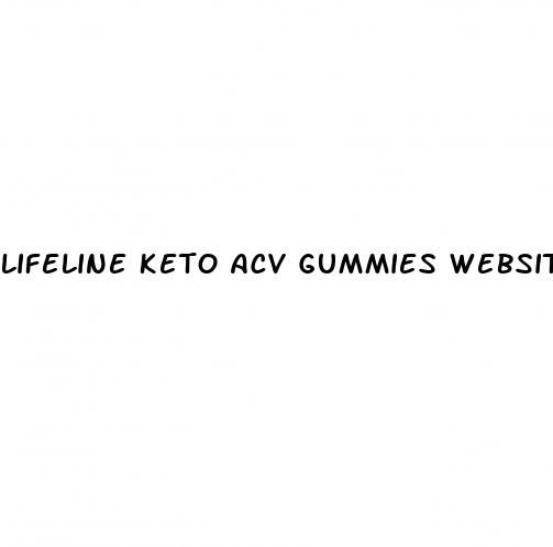 lifeline keto acv gummies website