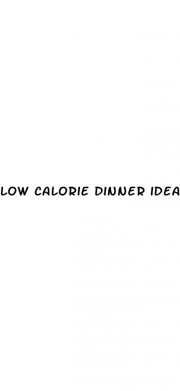 low calorie dinner ideas for weight loss