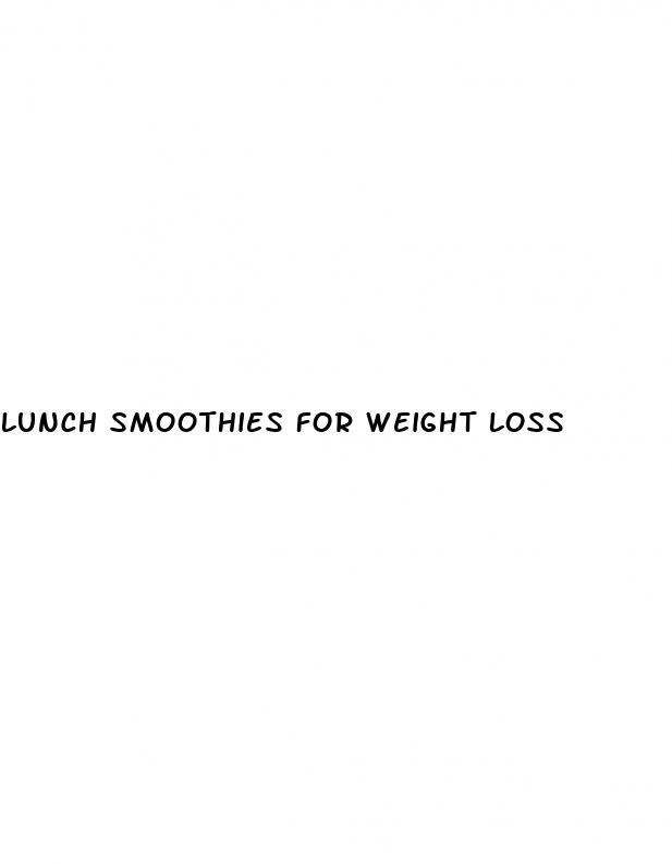 lunch smoothies for weight loss