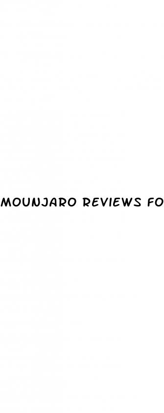 mounjaro reviews for weight loss