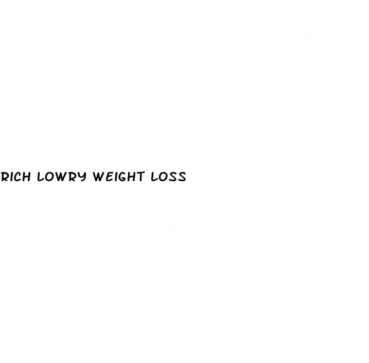 rich lowry weight loss