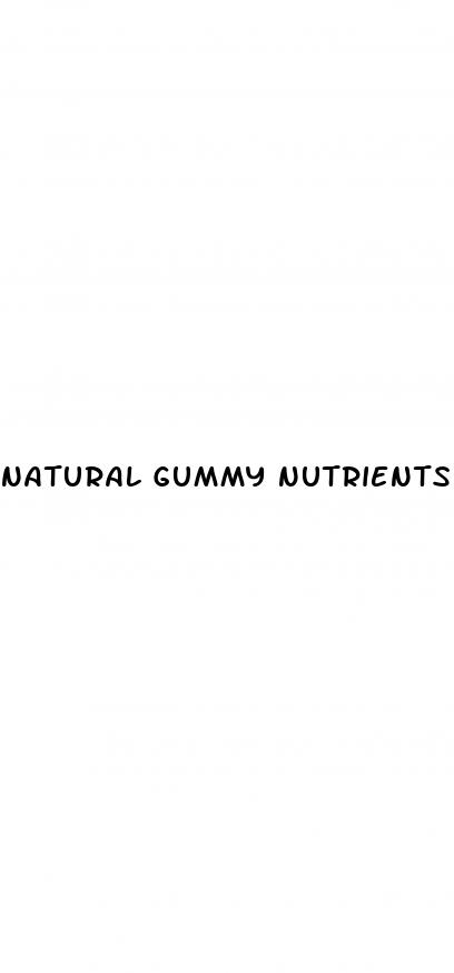 natural gummy nutrients apple keto