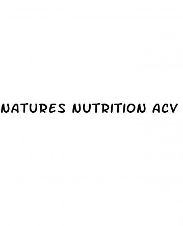 natures nutrition acv gummies