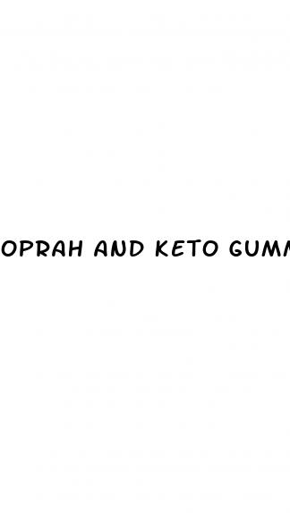 oprah and keto gummy