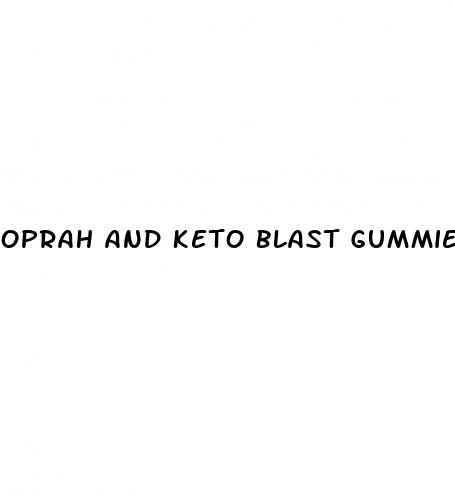 oprah and keto blast gummies