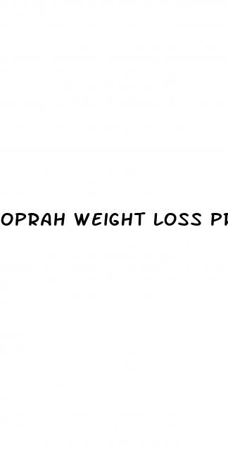 oprah weight loss products