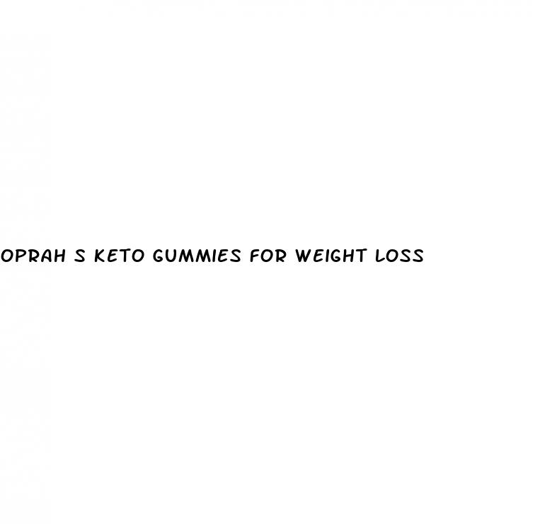 oprah s keto gummies for weight loss