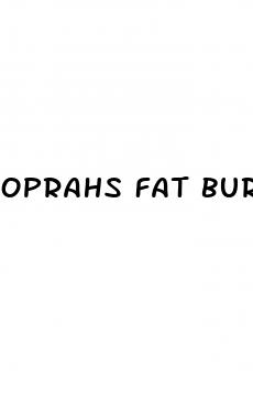 oprahs fat burning gummies
