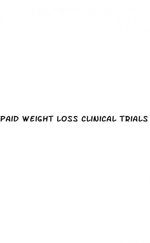 paid weight loss clinical trials near me