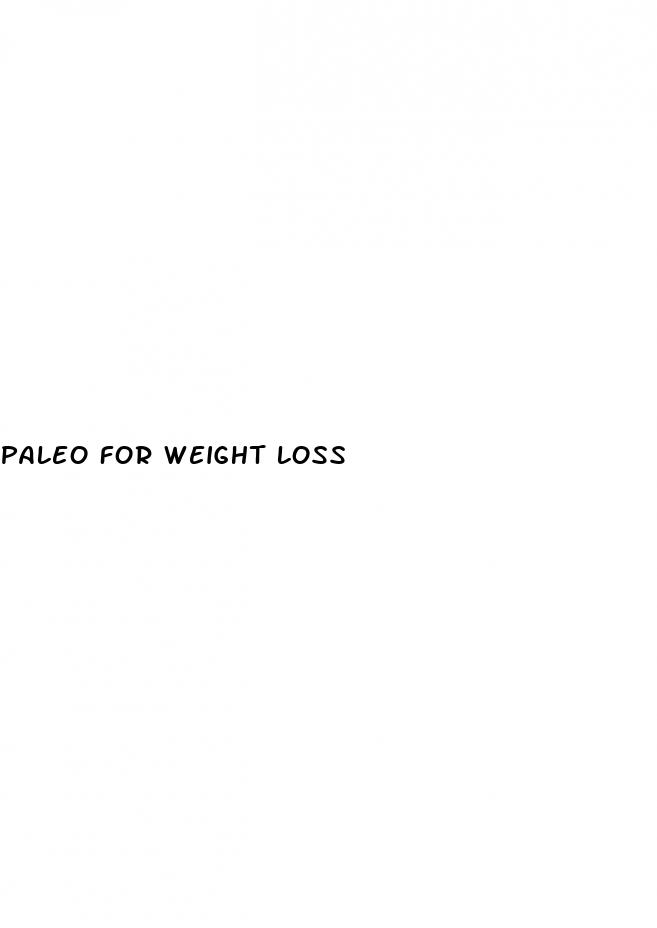 paleo for weight loss