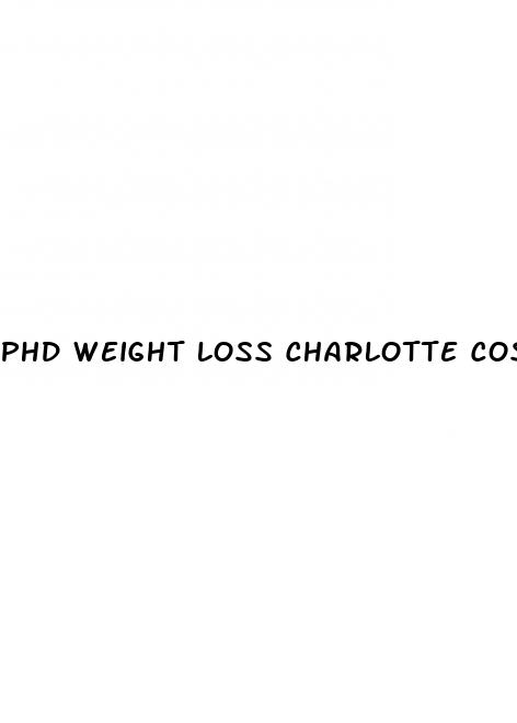 phd weight loss charlotte cost