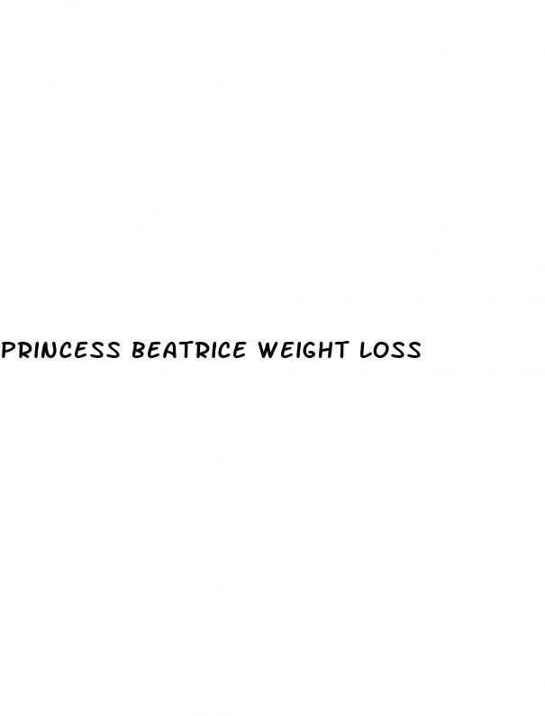 princess beatrice weight loss