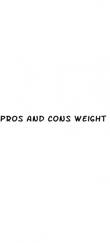 Pros And Cons Weight Loss Surgery