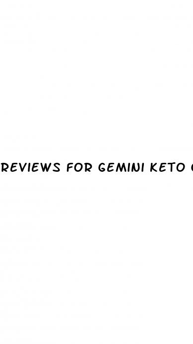 reviews for gemini keto gummies
