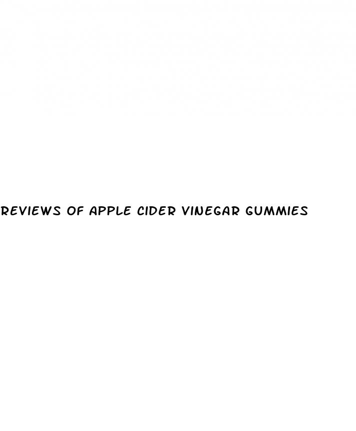 reviews of apple cider vinegar gummies