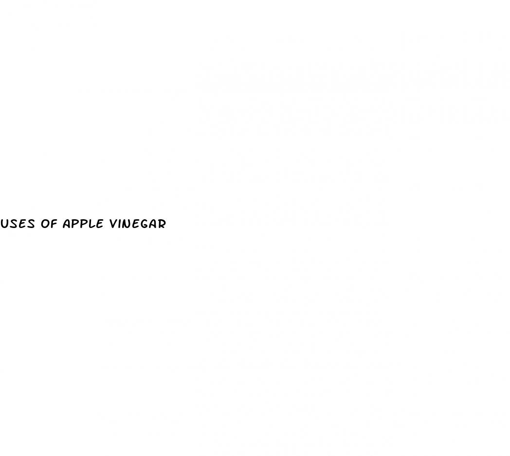 uses of apple vinegar