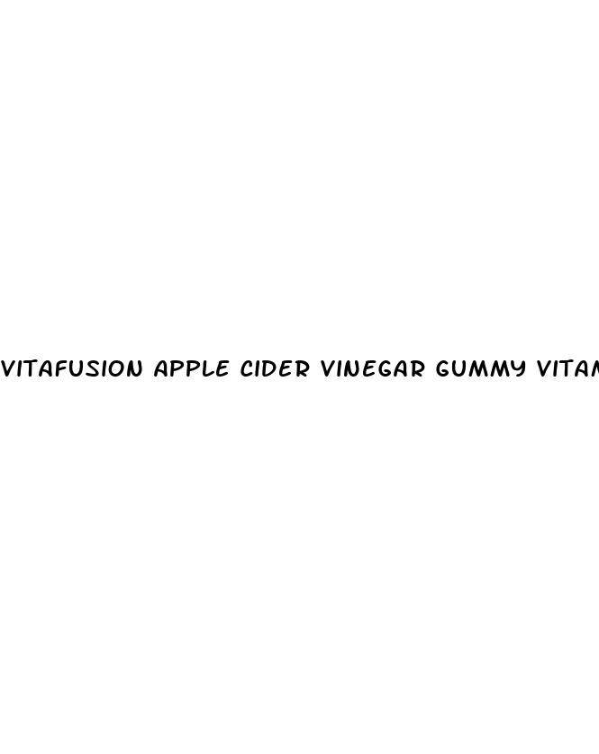 vitafusion apple cider vinegar gummy vitamins reviews