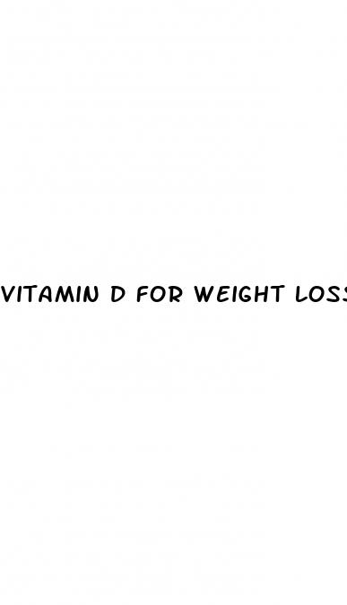 vitamin d for weight loss