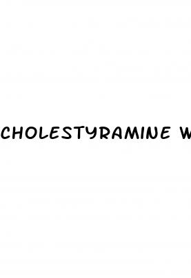 cholestyramine weight loss