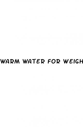 warm water for weight loss