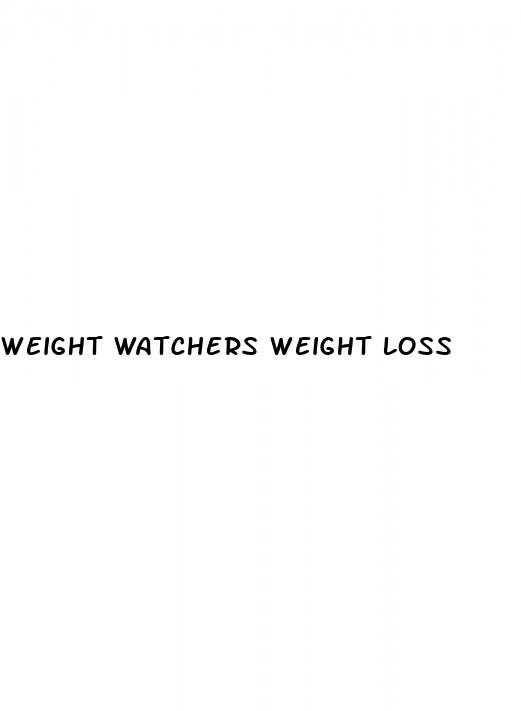 weight watchers weight loss