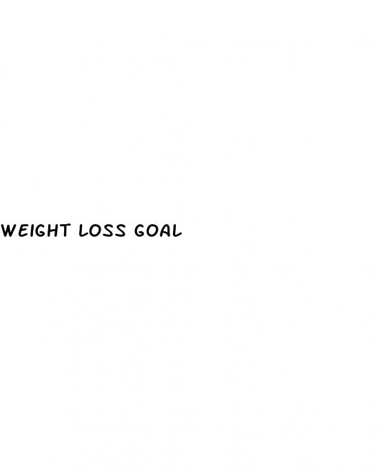 weight loss goal