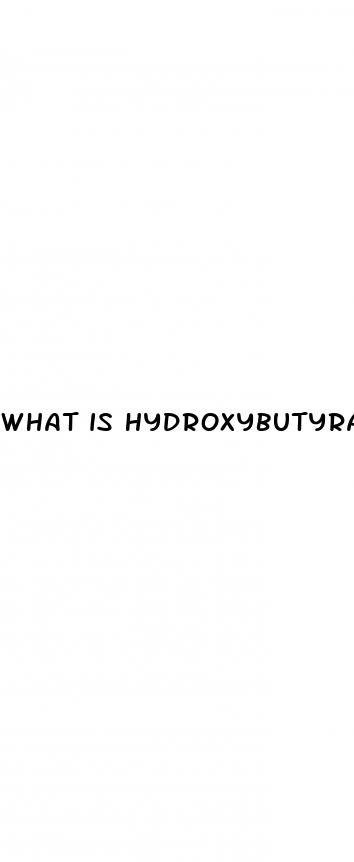 what is hydroxybutyrate