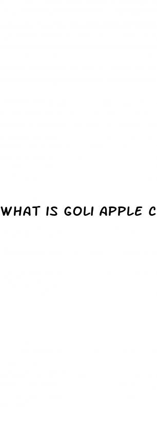 what is goli apple cider vinegar gummies used for