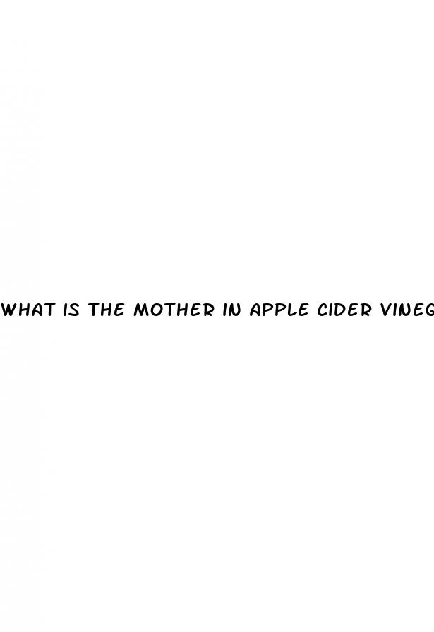 what is the mother in apple cider vinegar gummies