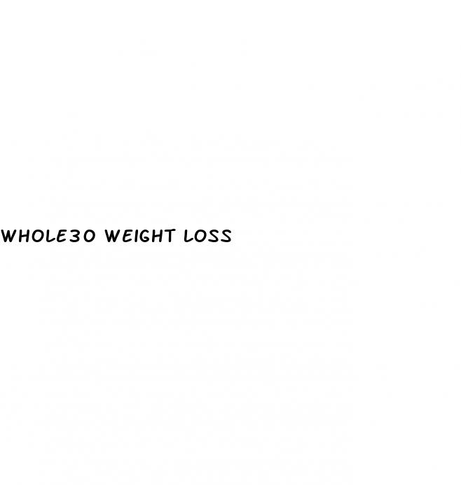whole30 weight loss