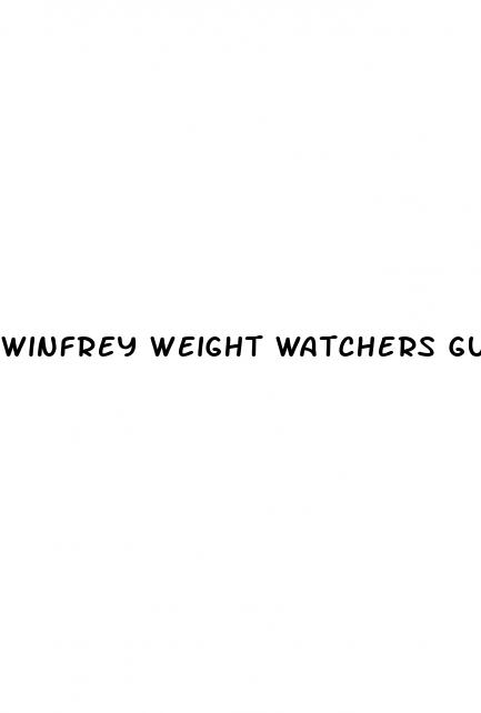 winfrey weight watchers gummies