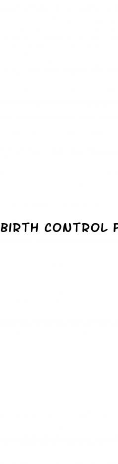 birth control pills sexuality