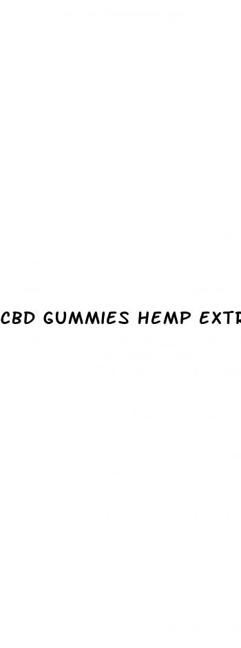 cbd gummies hemp extract