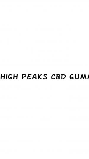 high peaks cbd gummies reviews for hair loss