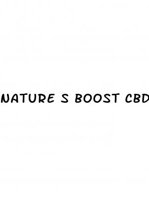 nature s boost cbd gummies