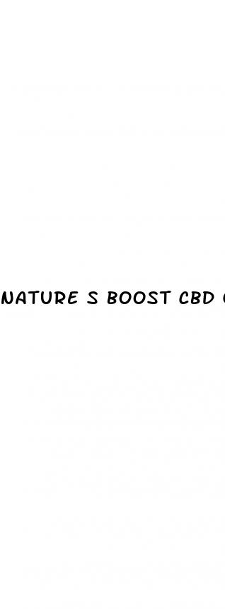 nature s boost cbd gummies for ed