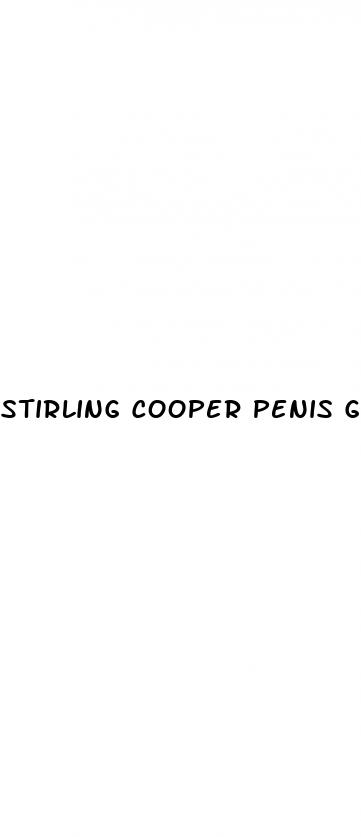 stirling cooper penis growth