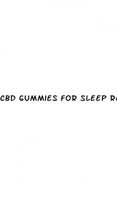 cbd gummies for sleep recipe