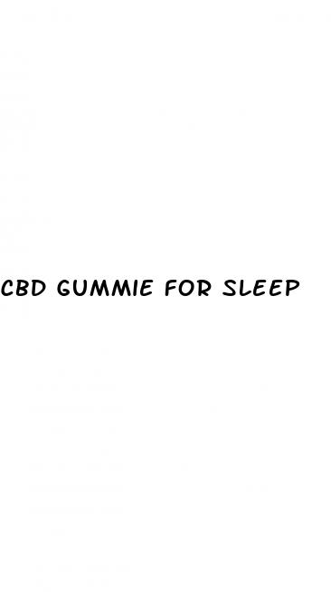 cbd gummie for sleep